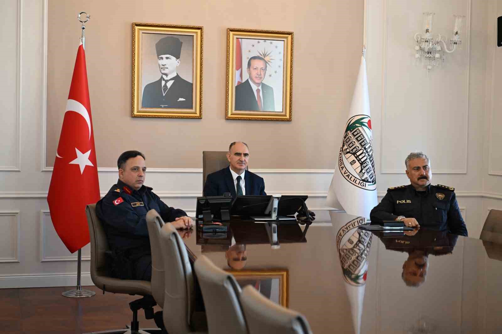 Manisa’da ekim ayı asayiş ve güvenlik konuları değerlendirildi