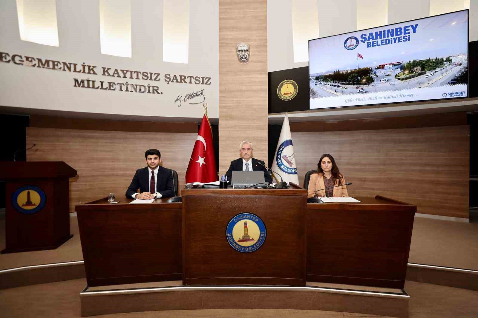 Şahinbey Belediyesi kasım ayı meclis toplantısı yapıldı