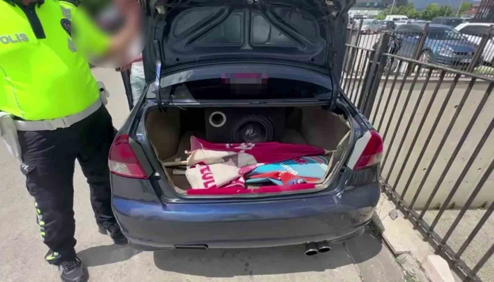 Düzce’de abart egzoz ve ses sistemi ile çevreyi rahatsız eden 116 sürücüye ceza