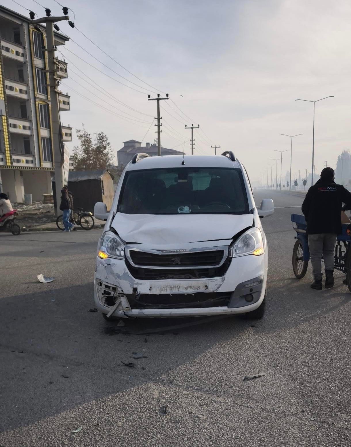 Iğdır’da yeni çevre yolu’nda trafik kazası: 1 yaralı