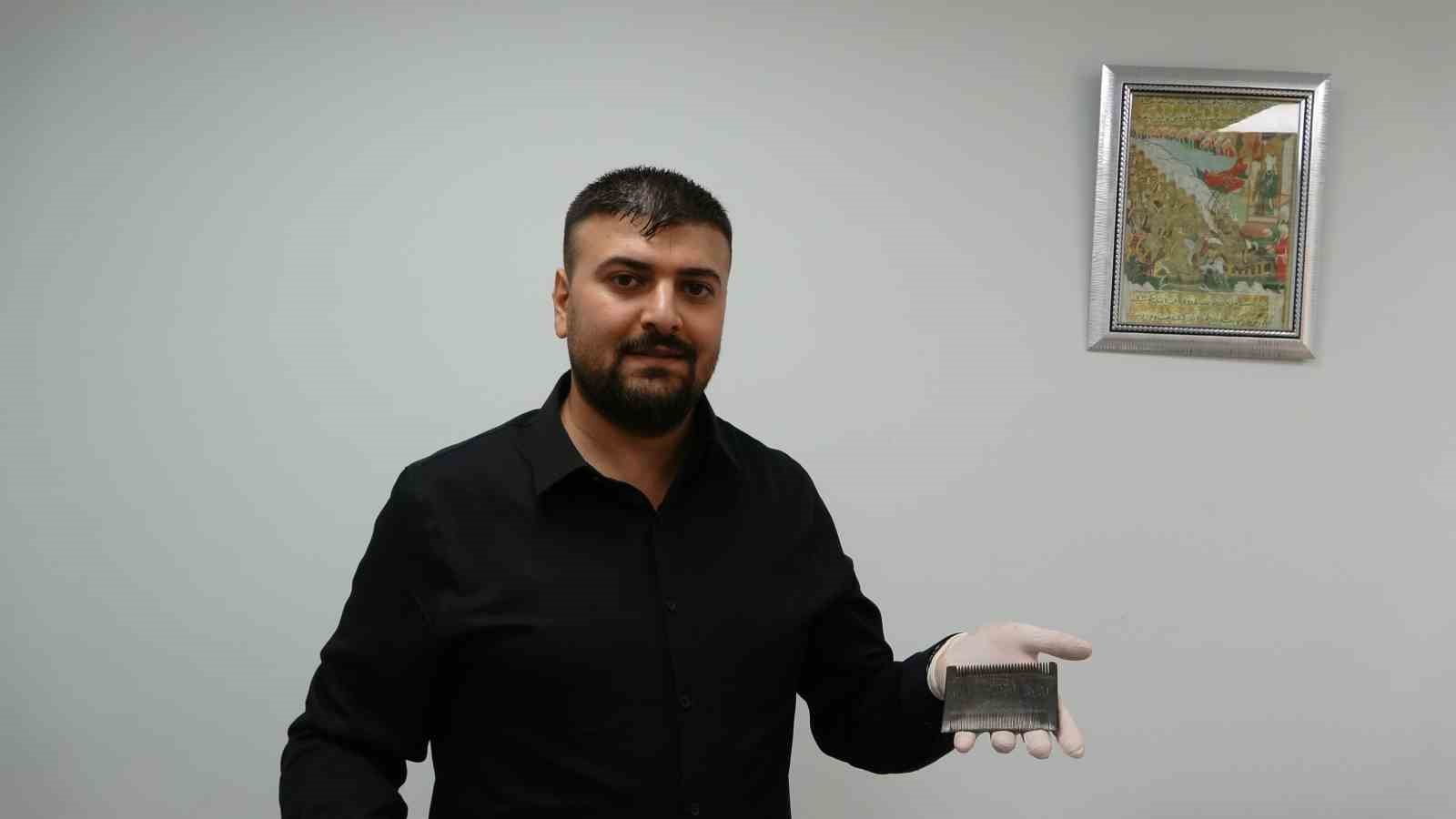 Dualarla korunan bir emanet: Osmanlı tarağı dikkat çekiyor