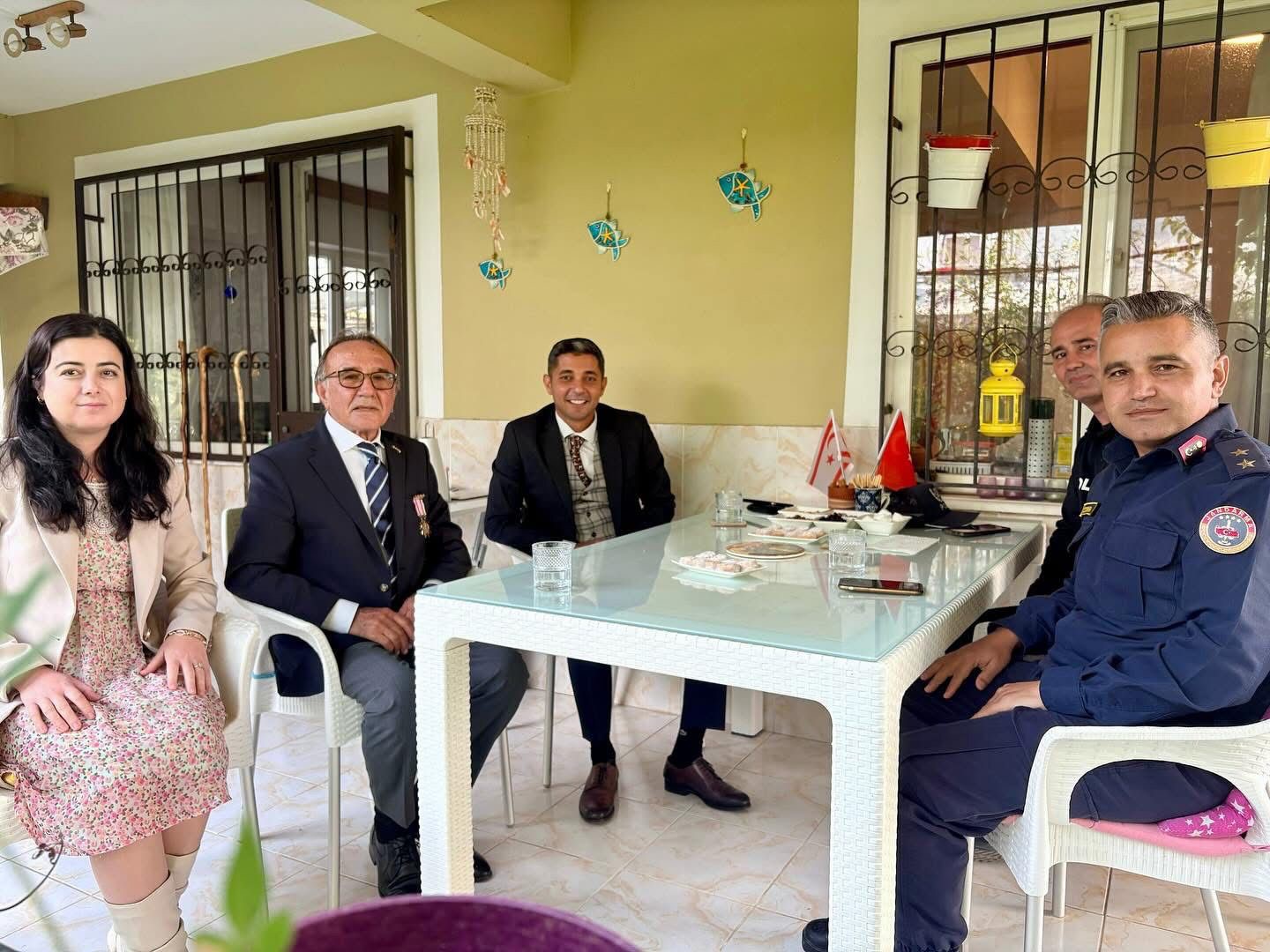 Gömeç’te Kıbrıs gazisine vefa ziyareti