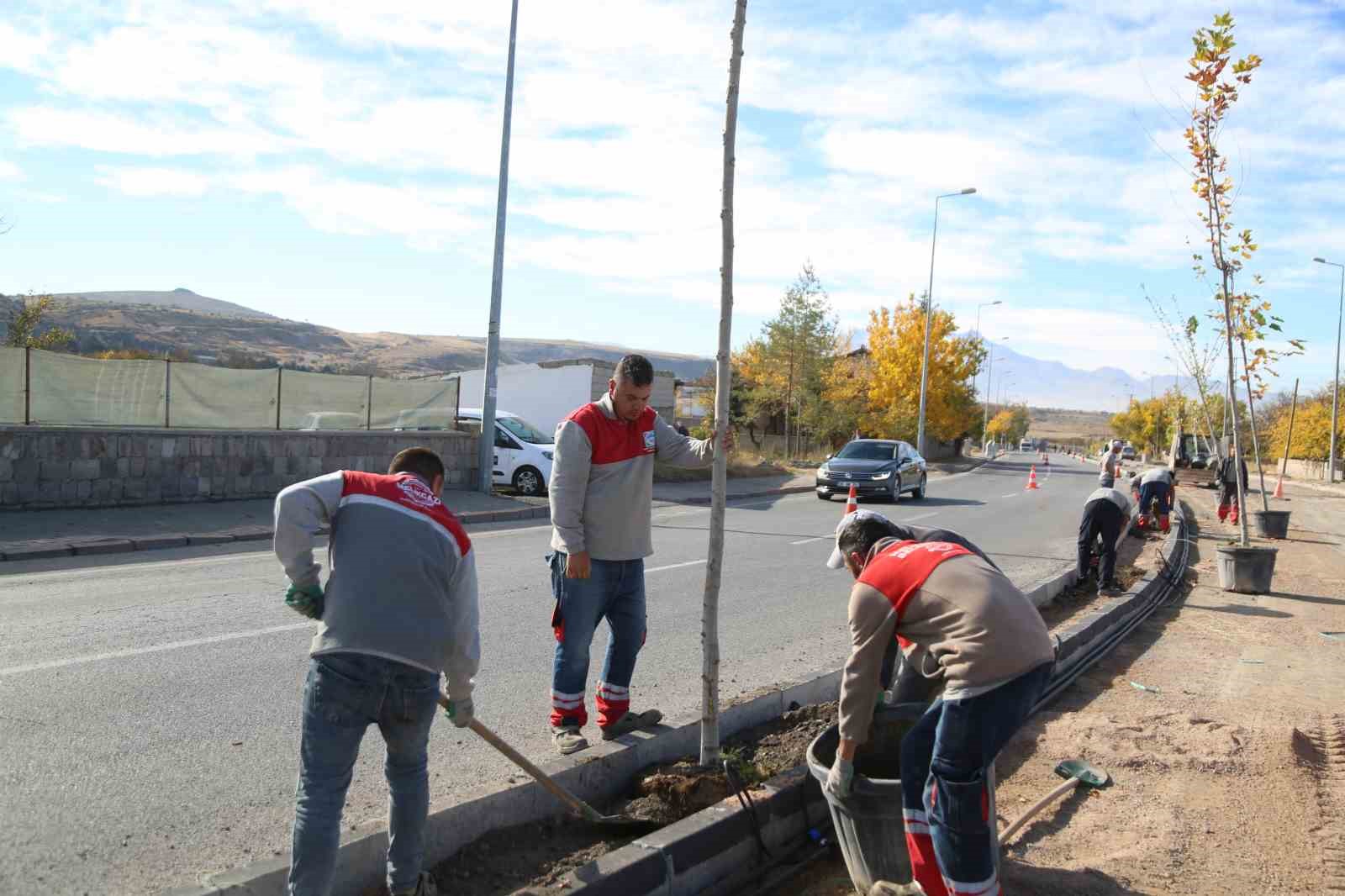 Gesi Mimar Sinan Caddesi&rsquo;nde yenileme &ccedil;alışması devam ediyor
