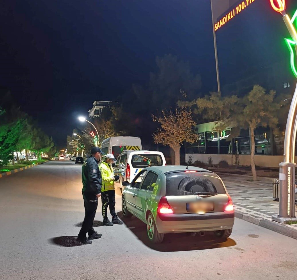 Sandıklı’da huzur ve asayiş’ denetimi