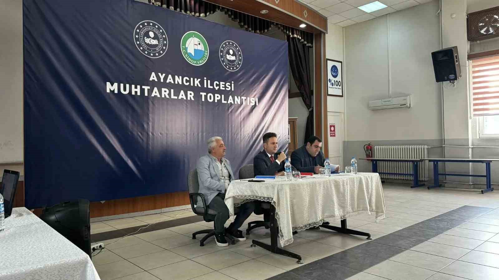 Ayancık’ta köylerin problemlerine çözüm arayışı
