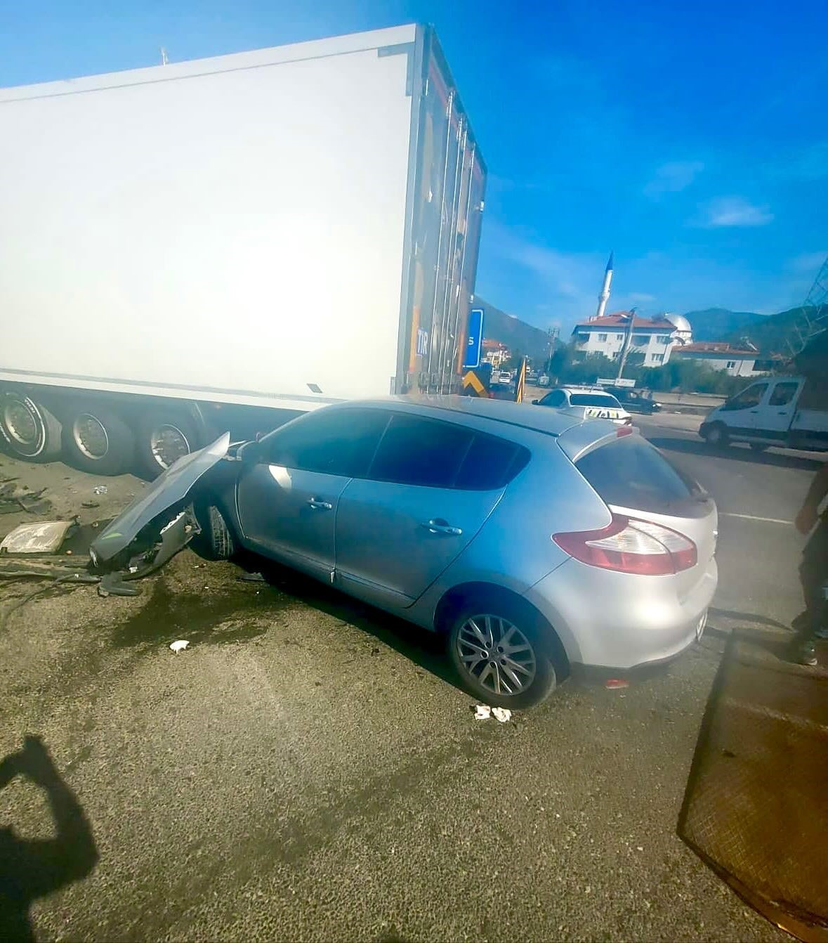 Ortaca Hal Kavşağı&rsquo;nda trafik kazası: 1 yaralı
