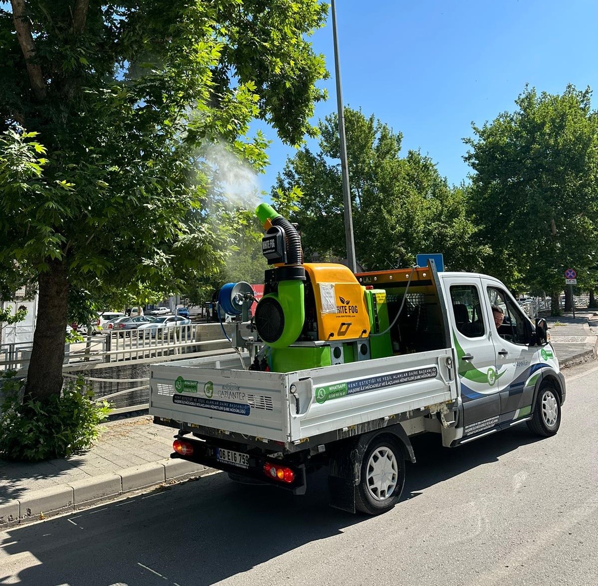 Gaziantep Büyükşehir, ilaçlama çalışmalarını arttırdı