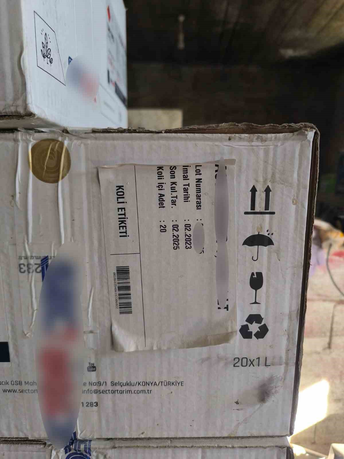 Şanlıurfa&rsquo;da onlarca koli sahte zirai ila&ccedil; ele ge&ccedil;irildi
