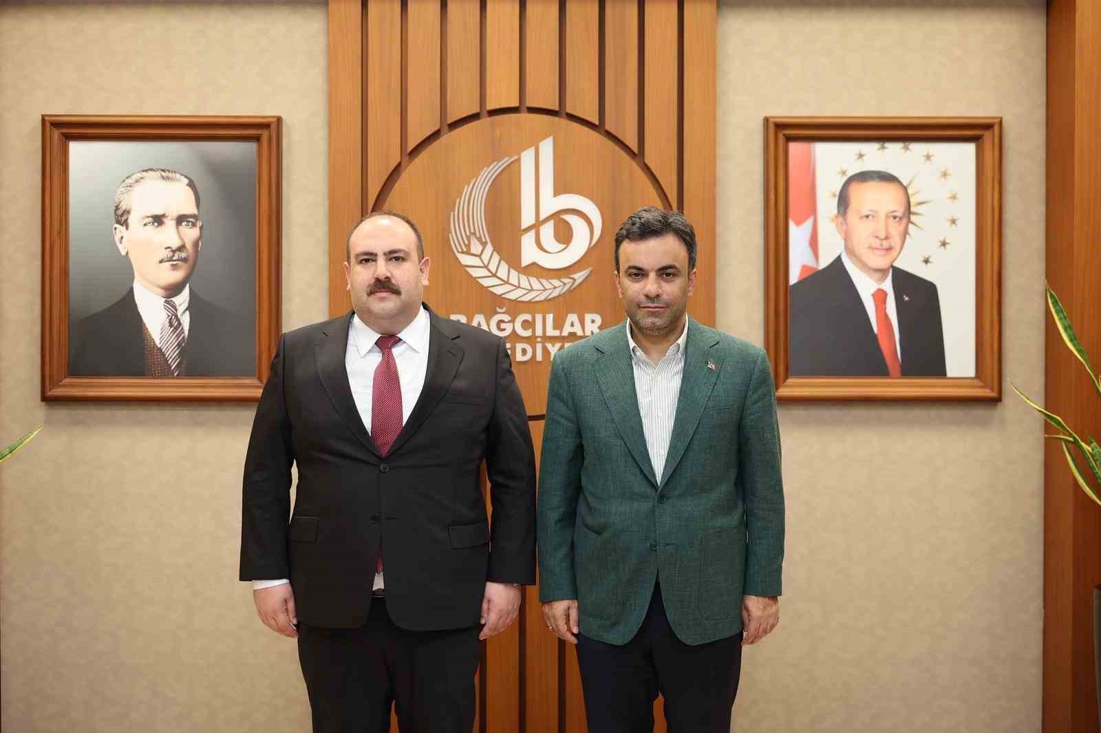 Başkan Hamamcı&rsquo;dan Bağcılar Belediye Başkanı Yasin Yıldız&rsquo;a nezaket ziyareti
