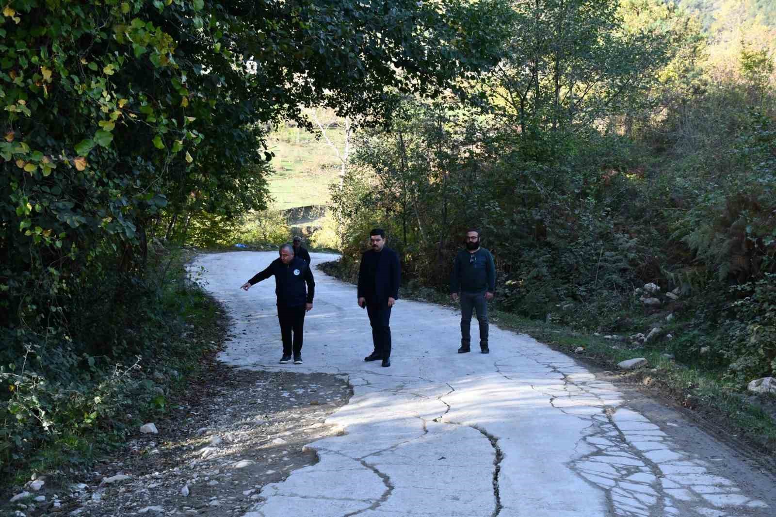 Kaymakamdan yol tahribatına müdahale
