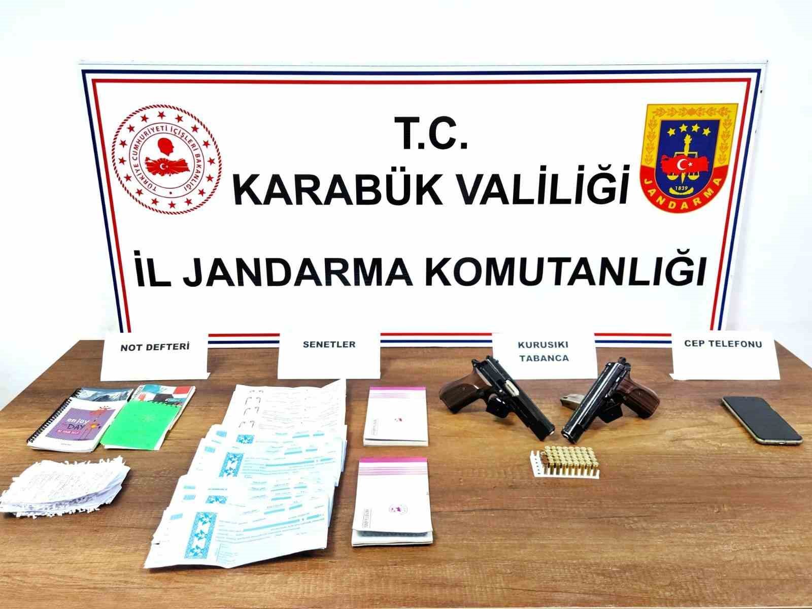 Karabük’te tefecilik operasyonu: 2 gözaltı