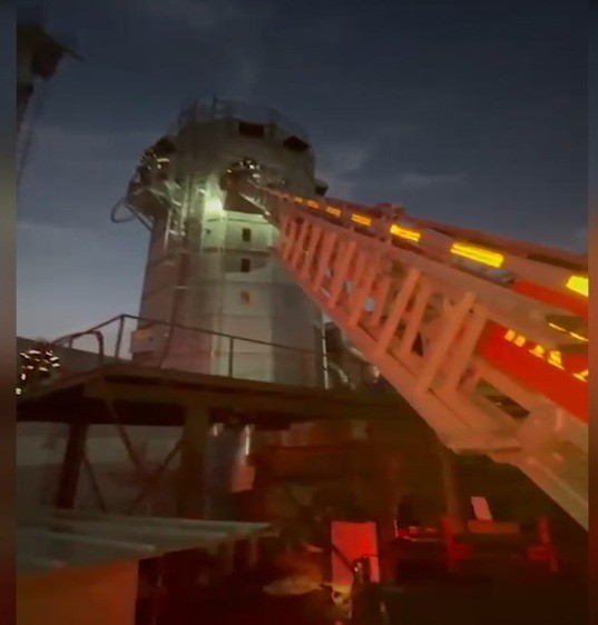 Talaş silosu yangını b&uuml;y&uuml;meden s&ouml;nd&uuml;r&uuml;ld&uuml;
