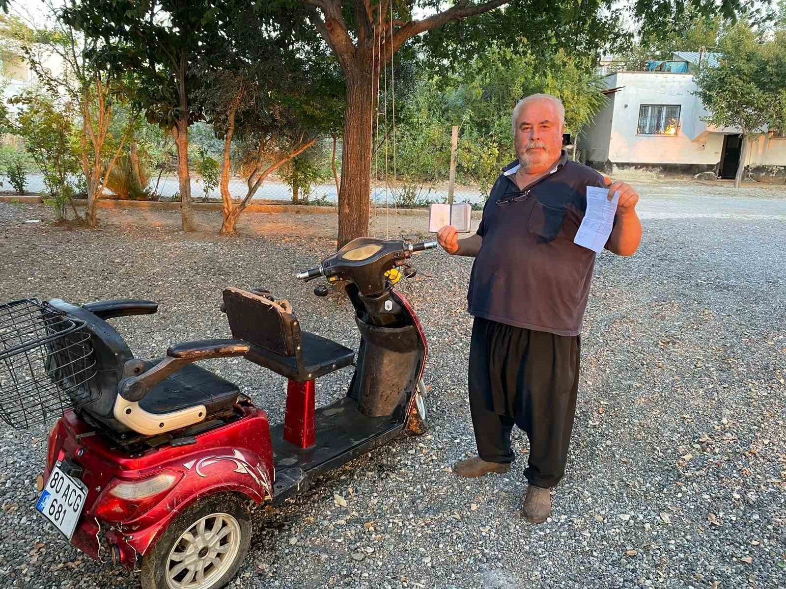 500 kilometre uzaktan şarjlı motoruna gelen cezalarla şaşkına döndü