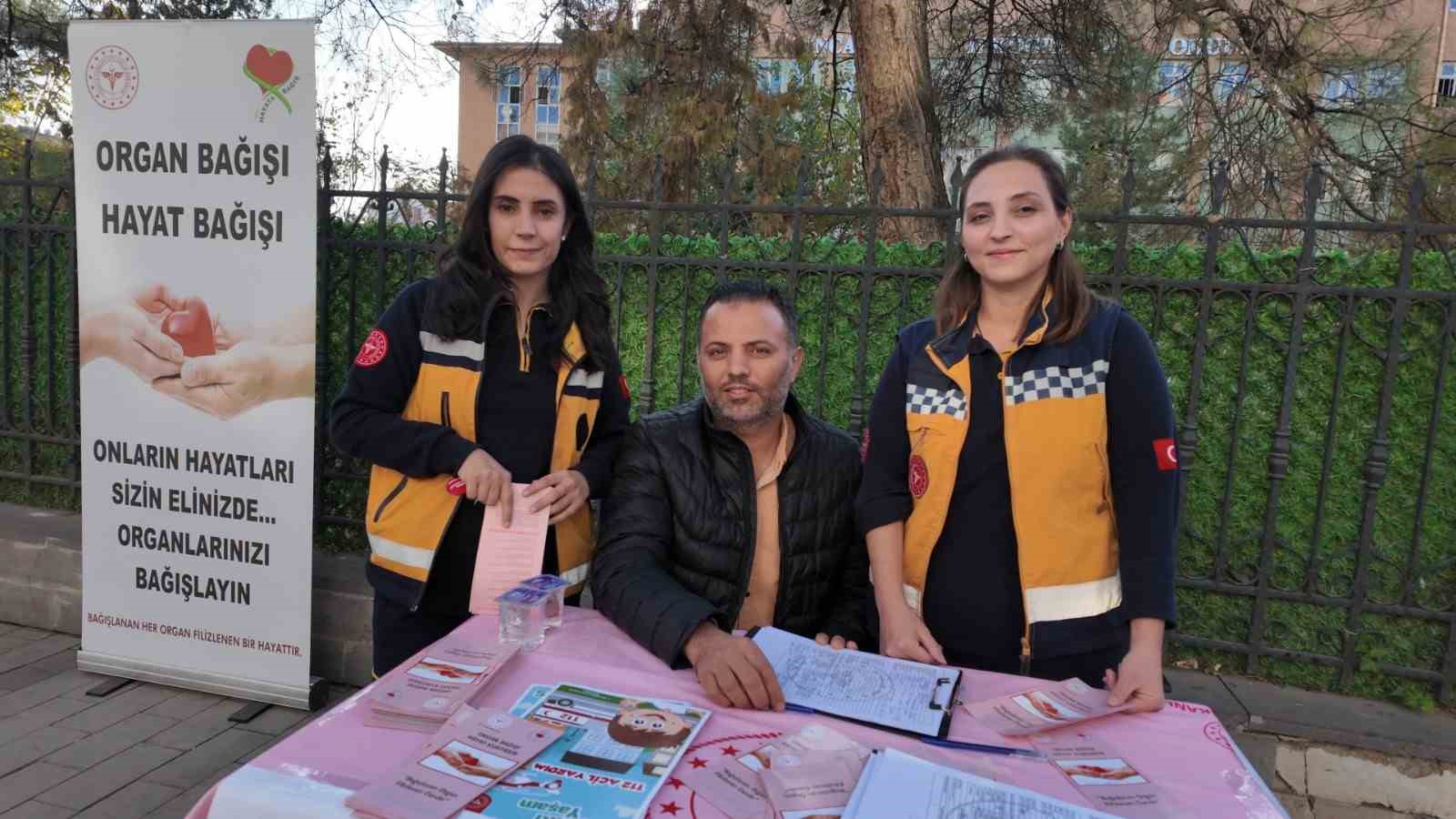 Ablasından karaciğer nakli alan vatandaş tüm organlarını bağışladı