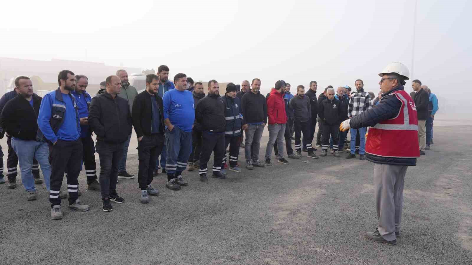 Başiskele’de yangın eğitimi ve tatbikatı