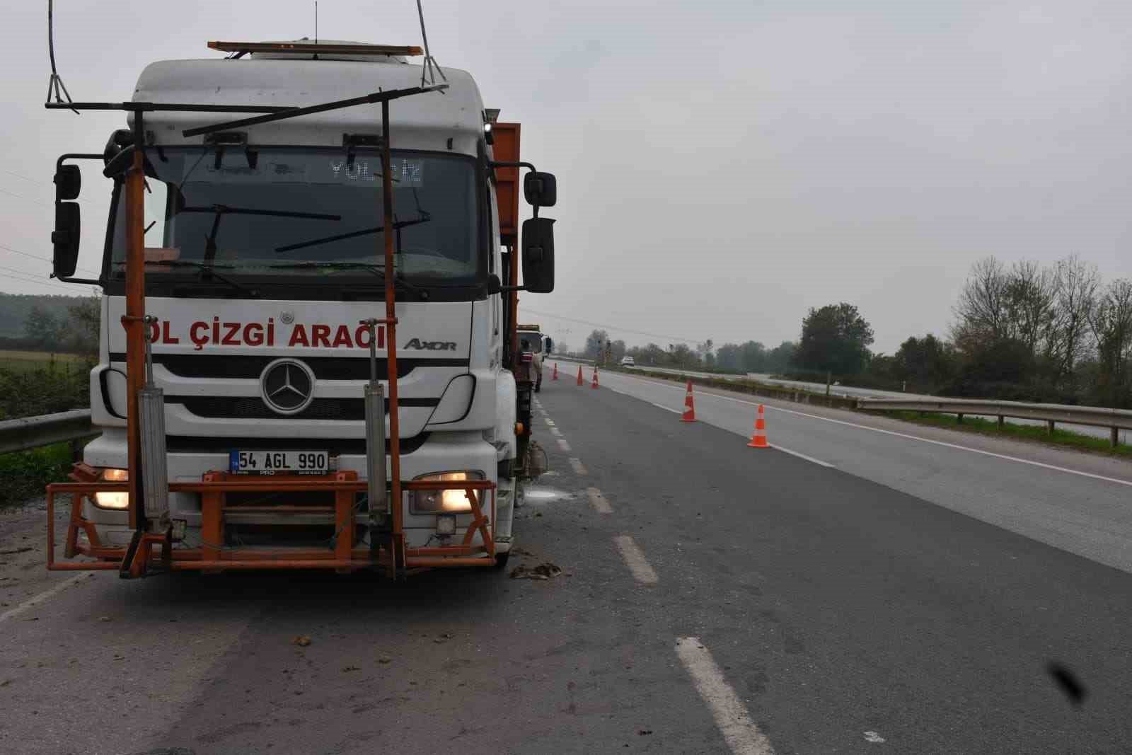 Şerit çizme makinesinin kazanı patladı: 2 işçi yaralandı