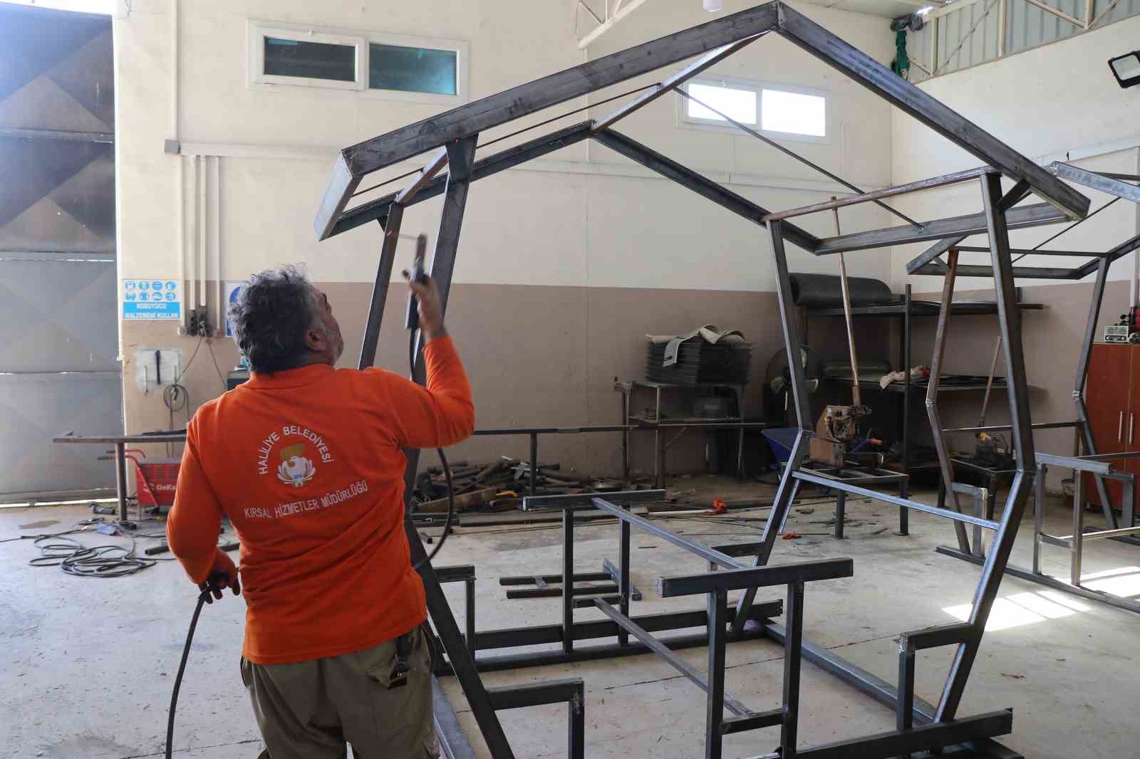 Haliliye Belediyesi kendi kaynaklarıyla üretim yapıyor