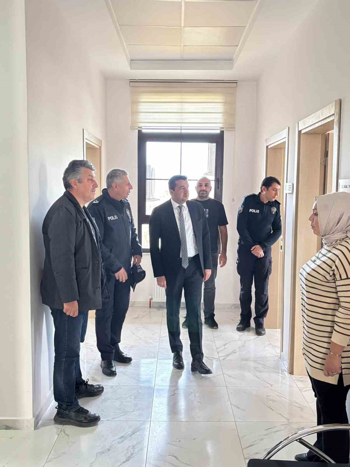 Havran Kaymakamı’ndan yeni ilçe emniyet müdürlüğü hizmet binasına ziyaret