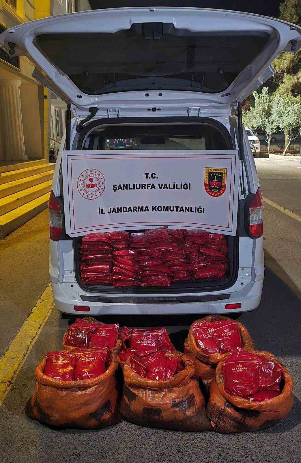 Şanlıurfa’da 5 bin 210 paket kaçak sigara ele geçirildi