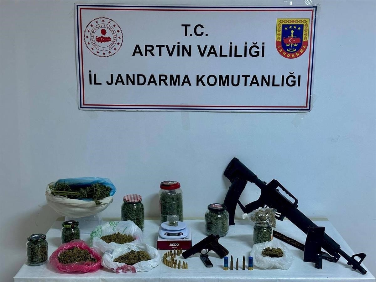 Artvin’de uyuşturucu operasyonu