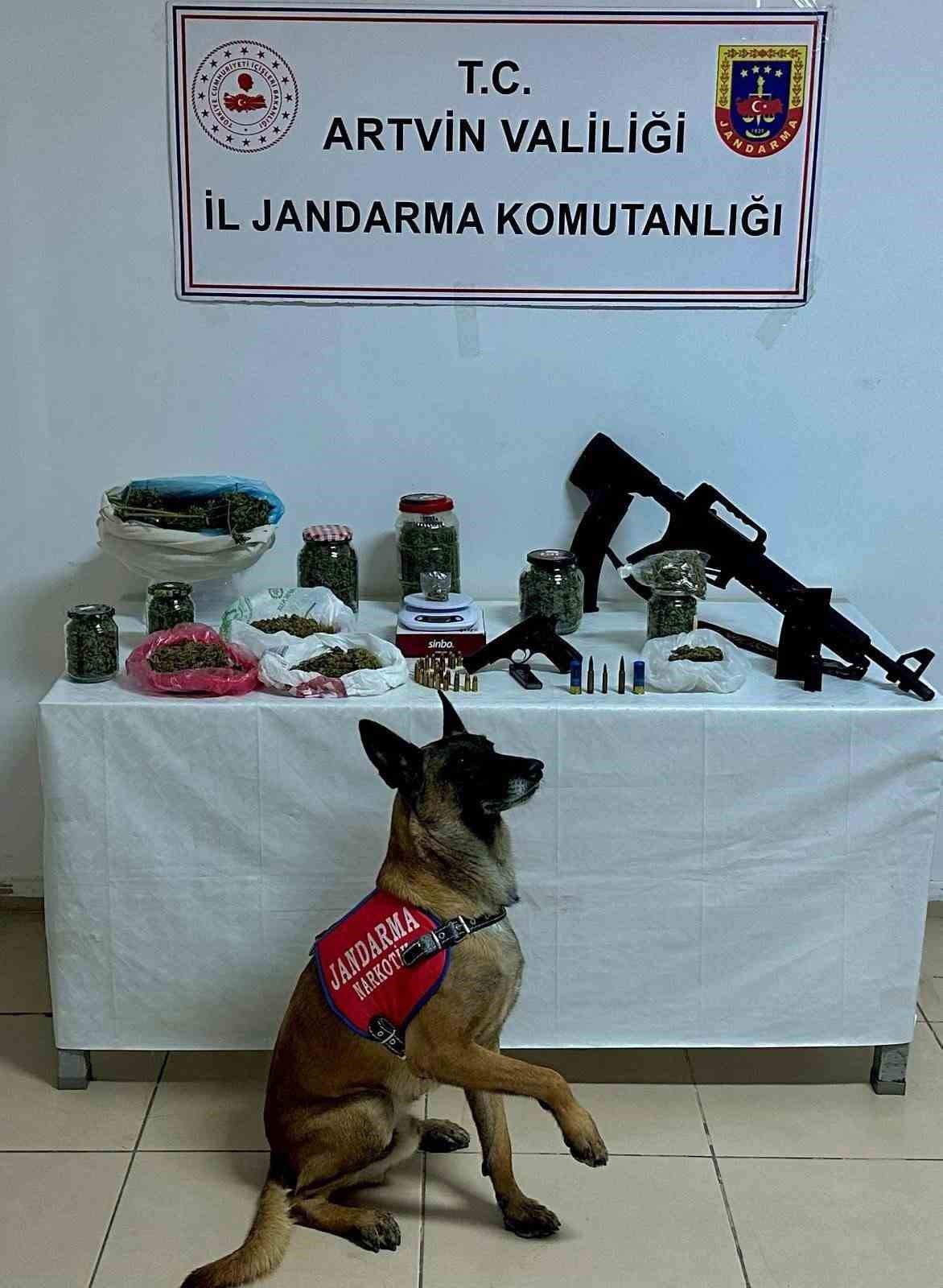 Artvin’de uyuşturucu operasyonu
