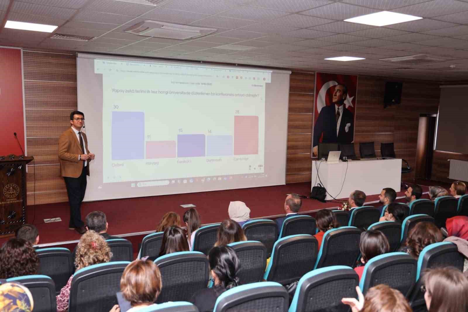 KBÜ’den öğretmenlere "Yapay Zekâ ile Yabancı Dil Öğretimi" semineri