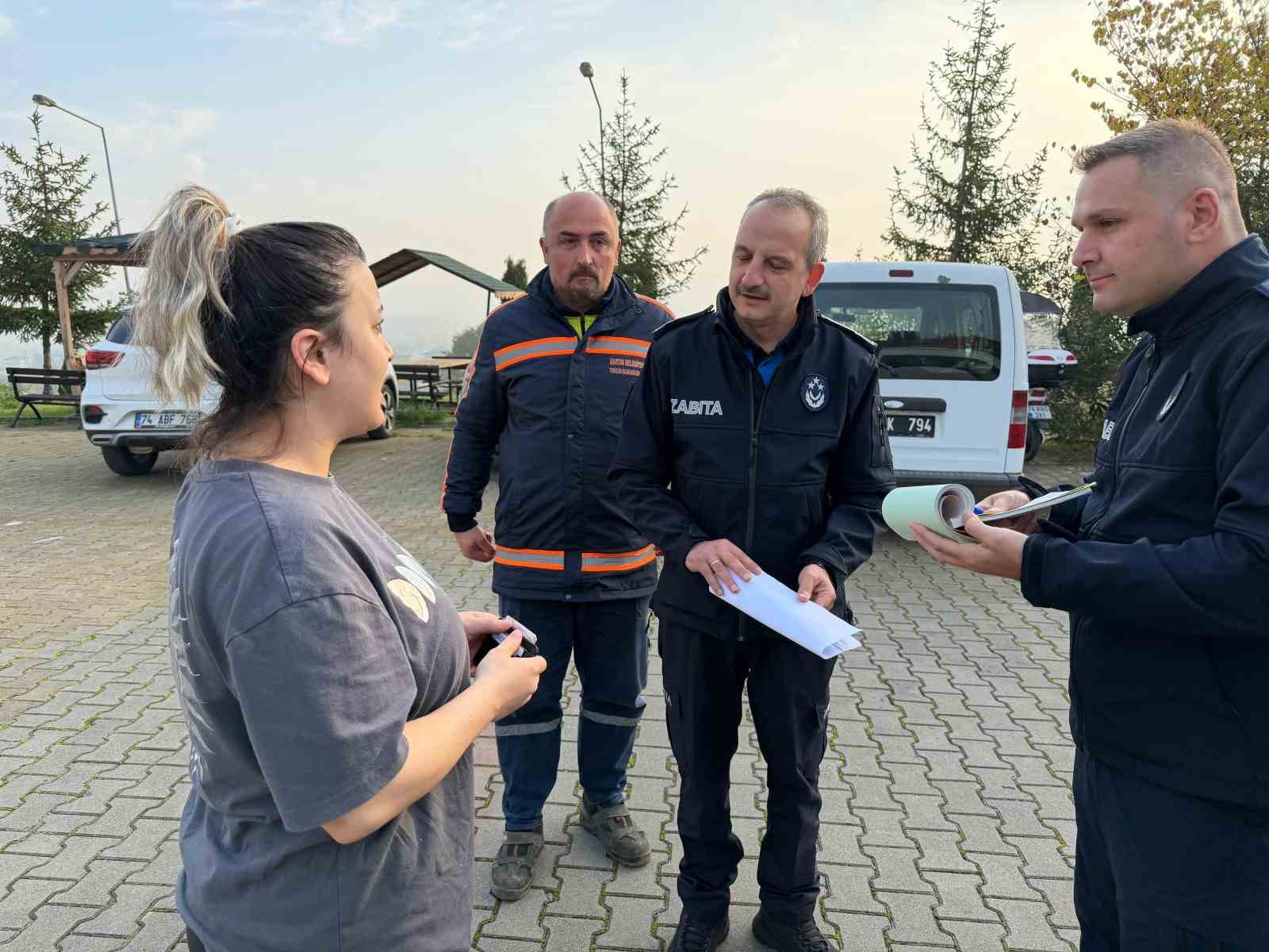 Temizlik personelinden duyarlı davranış