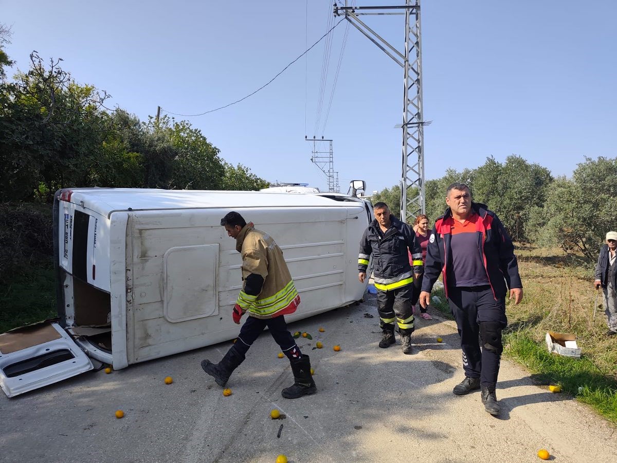 Defne’de trafik kazası: 2 yaralı