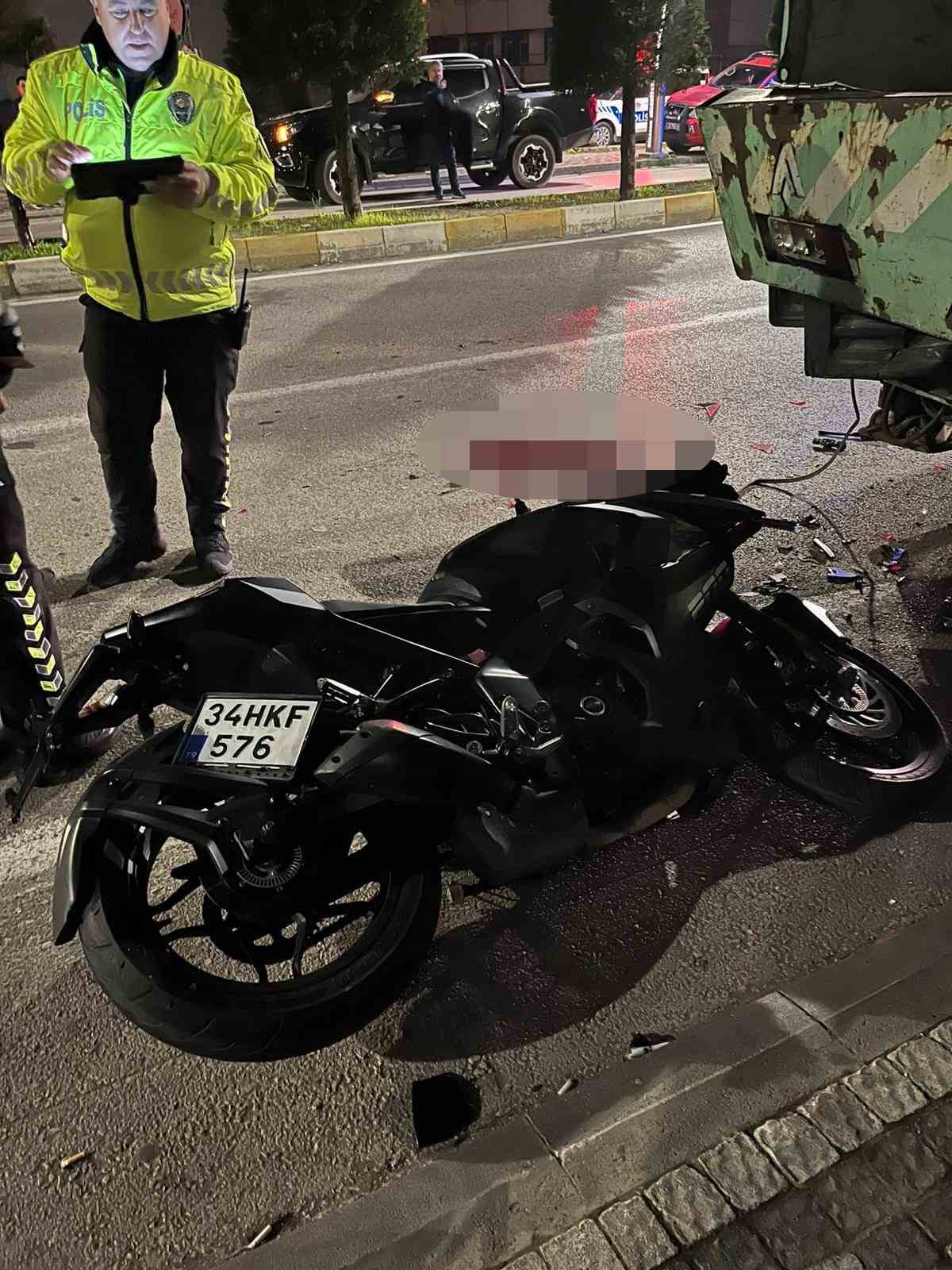 Amatör futbolcu motosiklet kazasında hayatını kaybetti
