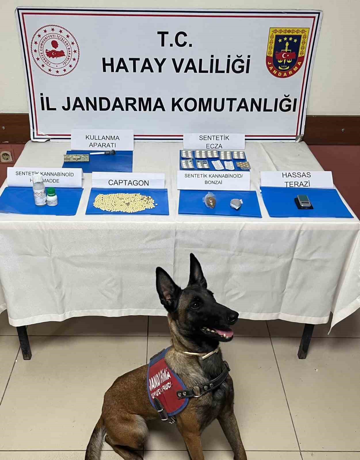 Reyhanlı’da sazlık alanda 100 bin adet uyuşturucu hap ele geçirildi