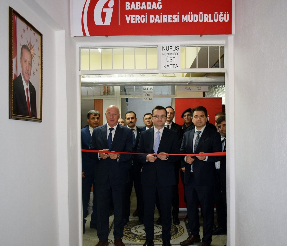 Babadağ Vergi Dairesi Müdürlüğü hizmete açıldı