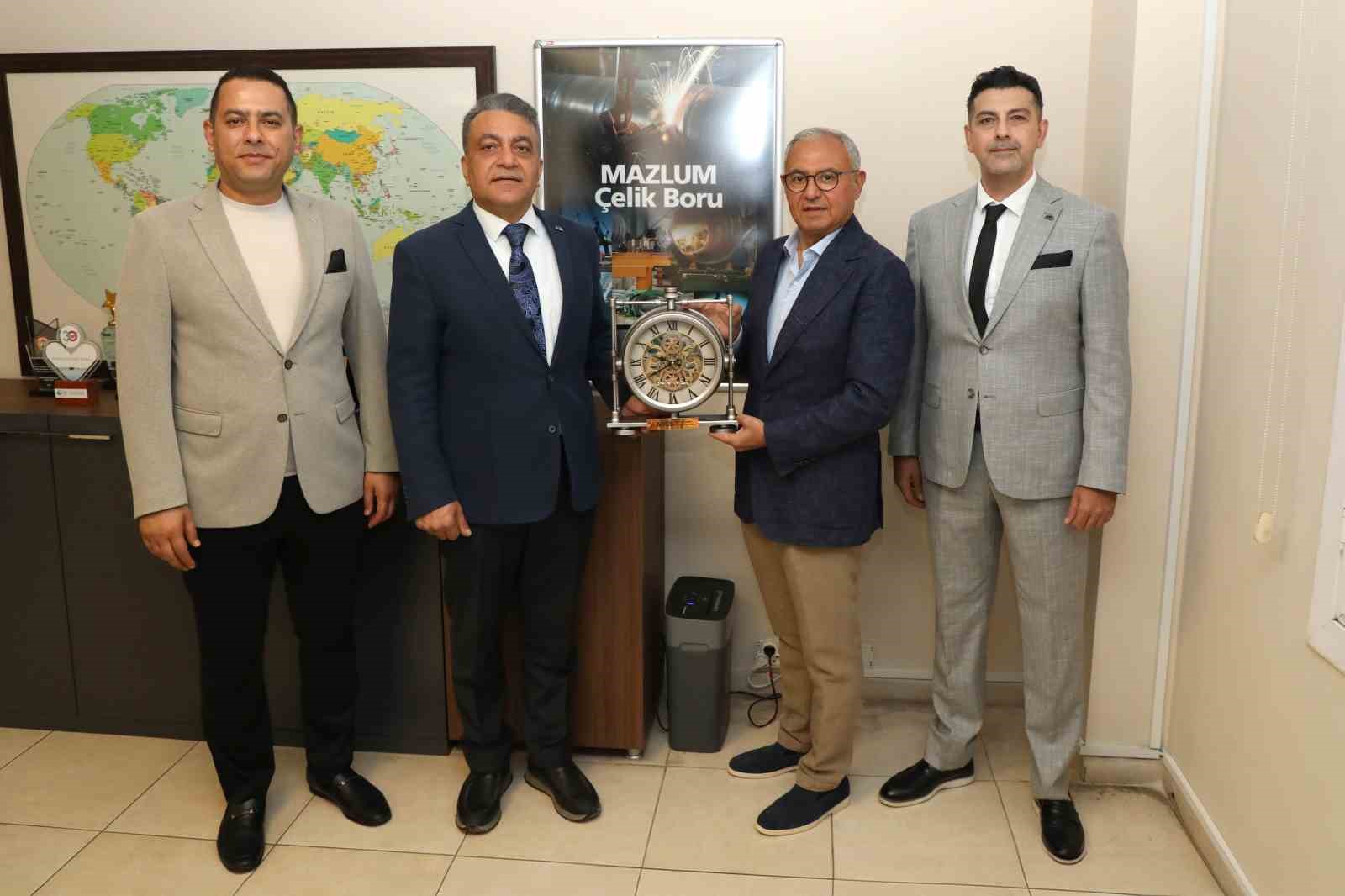 AOSB yönetimi, sanayicilerle üretim gücünü pekiştiriyor
