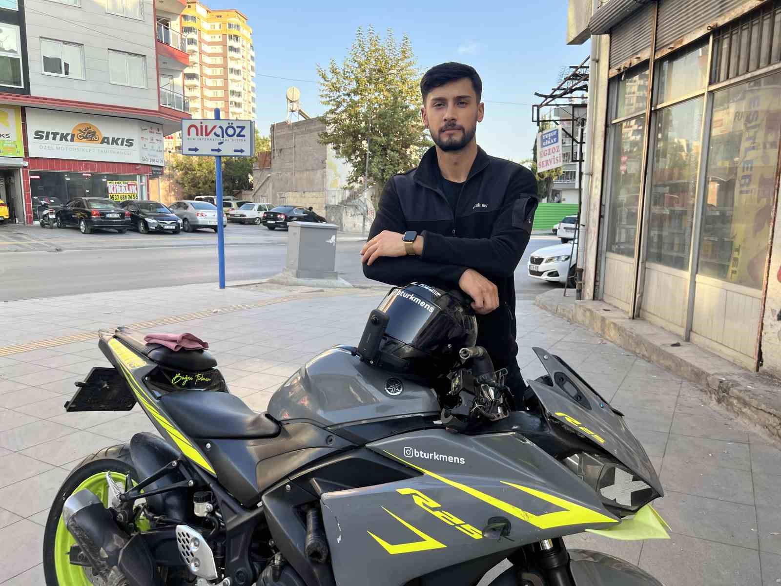 Kaza üstüne kaza geçirdi, motosiklet sevdasından vazgeçmedi