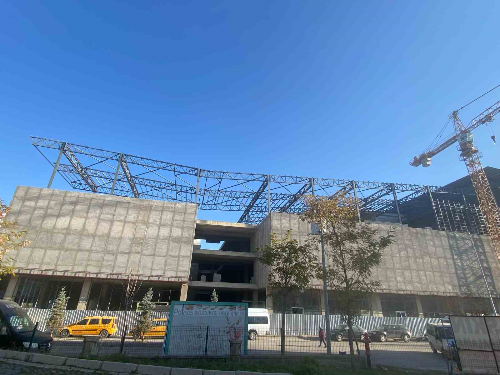 Patnos&rsquo;ta Alışveriş merkezi inşaatında sona gelindi
