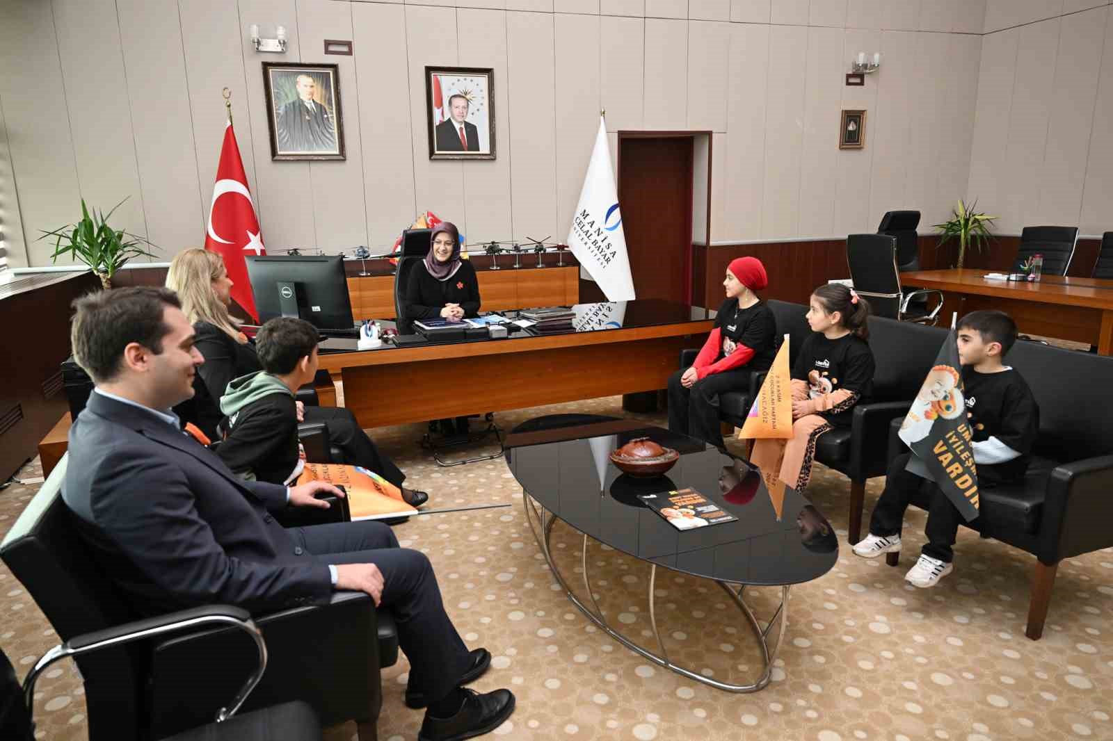 Manisa CBÜ’de lösemili çocuklara dikkat çekildi