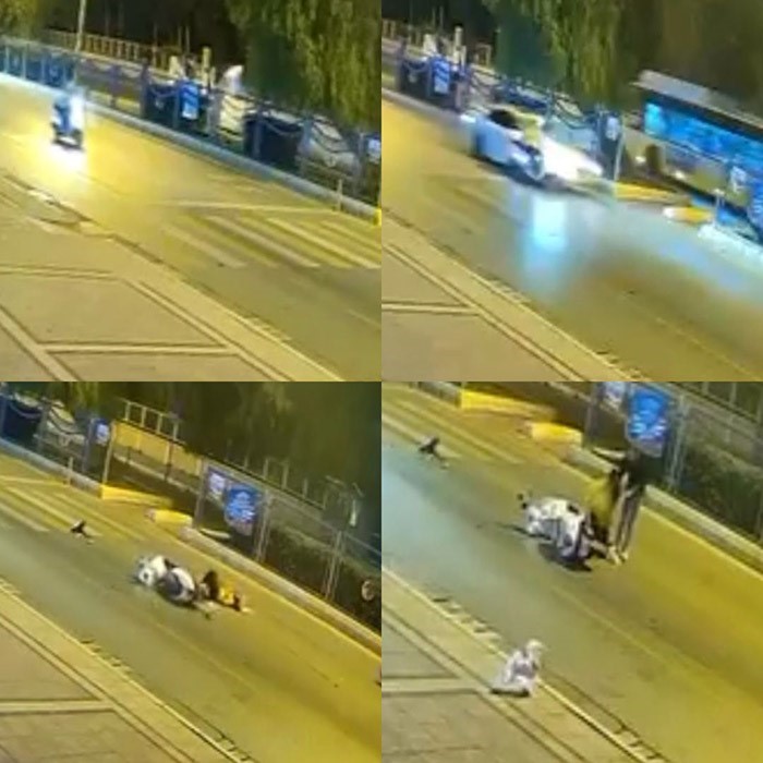 Mersin’de motosiklet kazasında köpeğin sadakati duygulandırdı