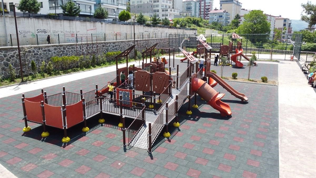 Canik&rsquo;te aydınlatma ve park &ccedil;alışmaları
