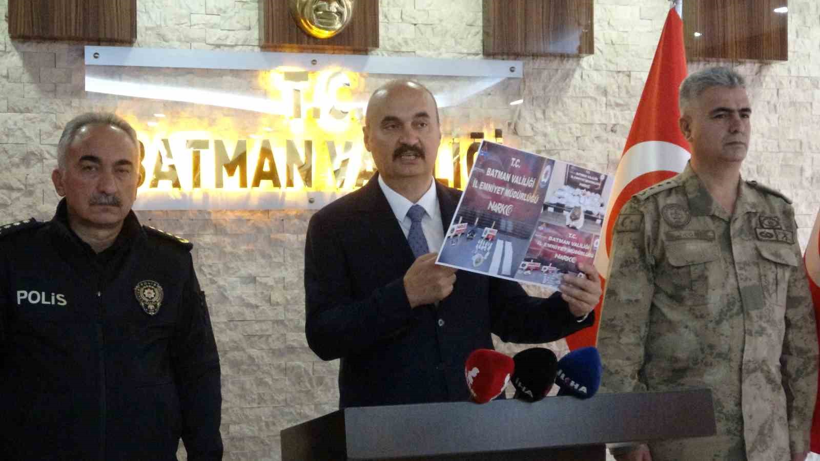 Batman Valisi Canalp: "Asayiş olaylarında son 1 yıllık dönemde yüzde 10’luk azalma meydana gelmiştir"