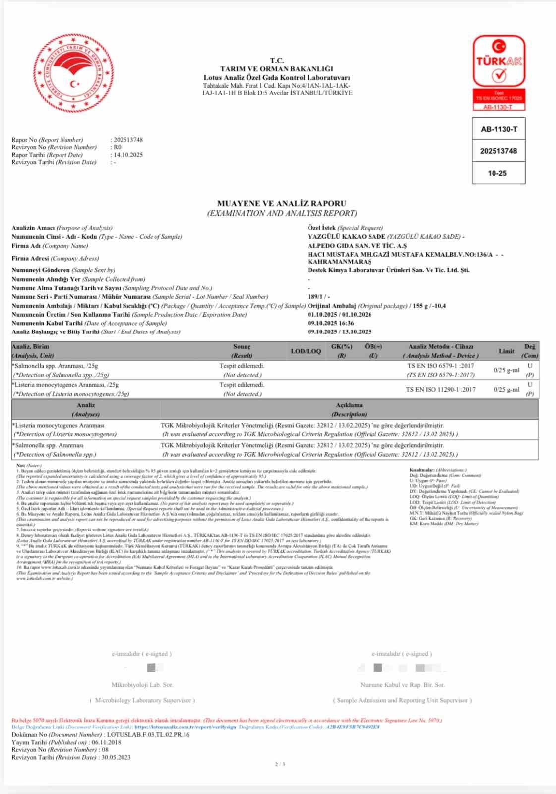 Alpedo’dan laboratuvar iddialarına açıklama
