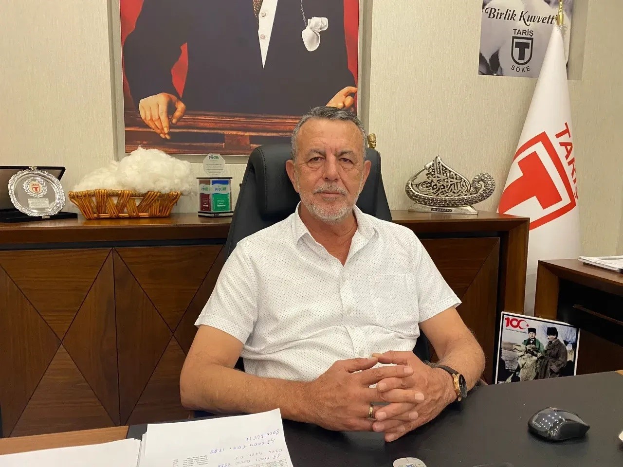 Söke TARİŞ Başkanı Özer: "Pamuk üreticisi için acil destekleme modeli şart, devletimiz müdahale etmeli"