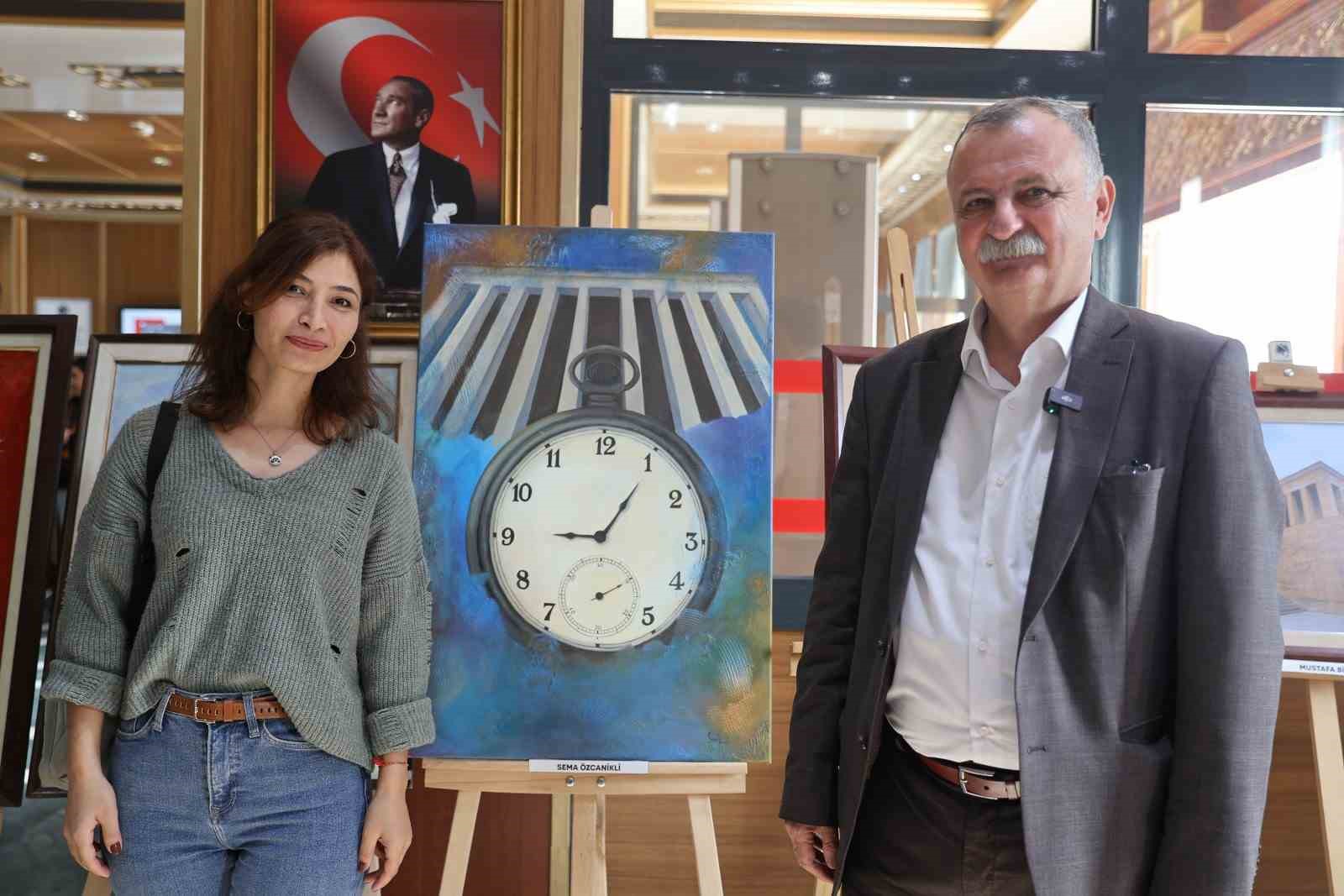 Yunusemre&rsquo;den Atat&uuml;rk anısına anlamlı sergi
