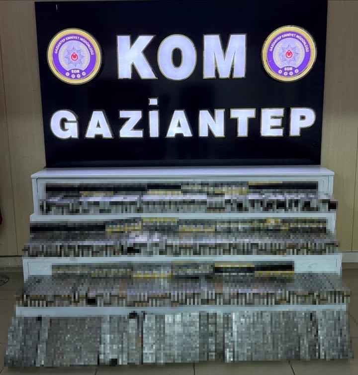 Gaziantep’te kaçakçılık operasyonu: 8 gözaltı