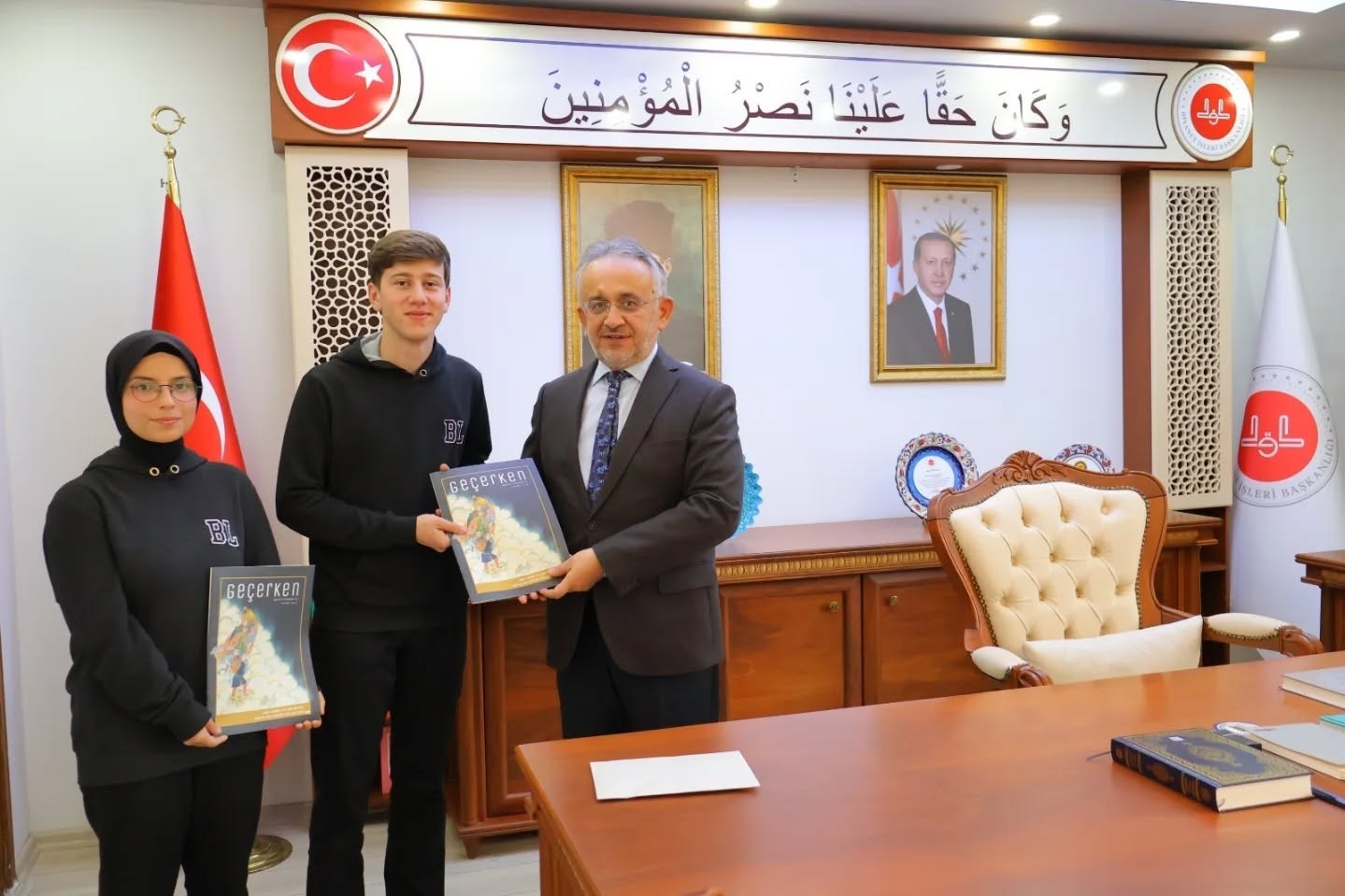 Bayburt Lisesi öğrencilerinden Filistin’e destek