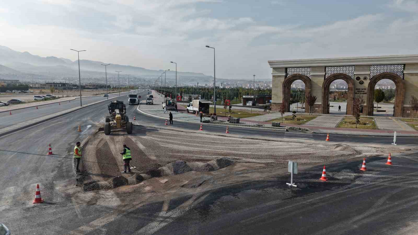 ERÜ Kavşağı’ndaki çalışma devam ediyor