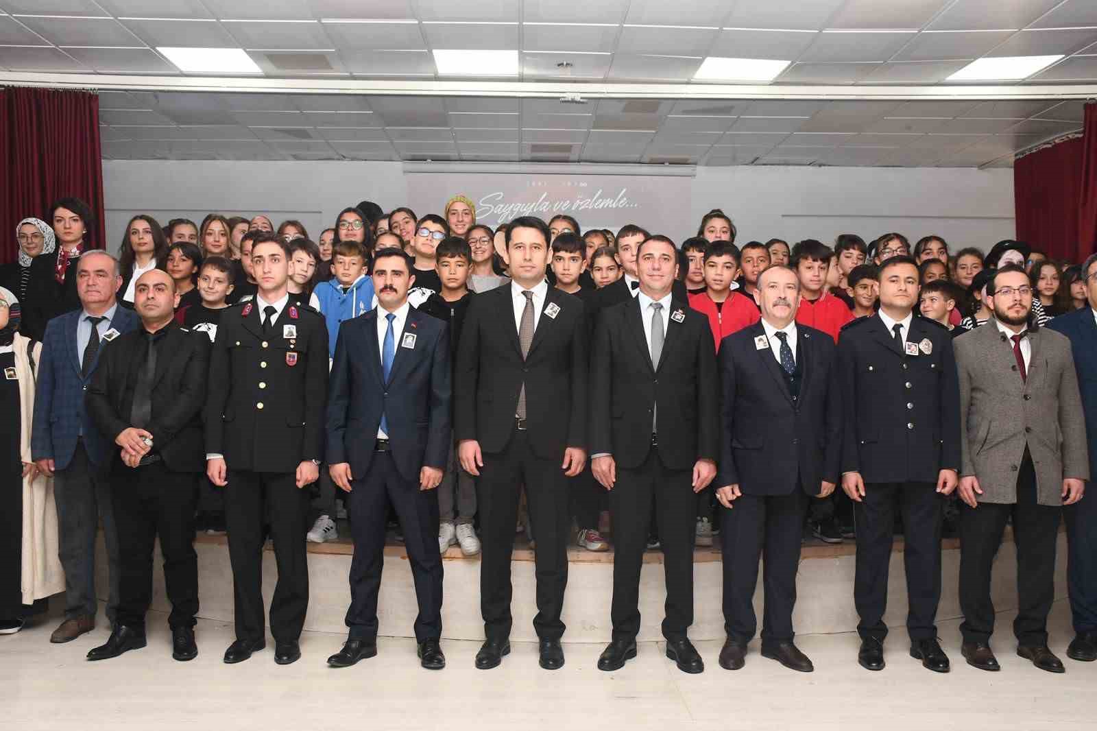 Beylikova'da 10 Kasım Atatürk'ü anma programı düzenlendi