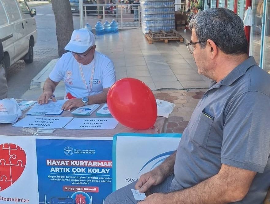 Kuyucak&rsquo;ta organ bağışına dikkat &ccedil;ekildi
