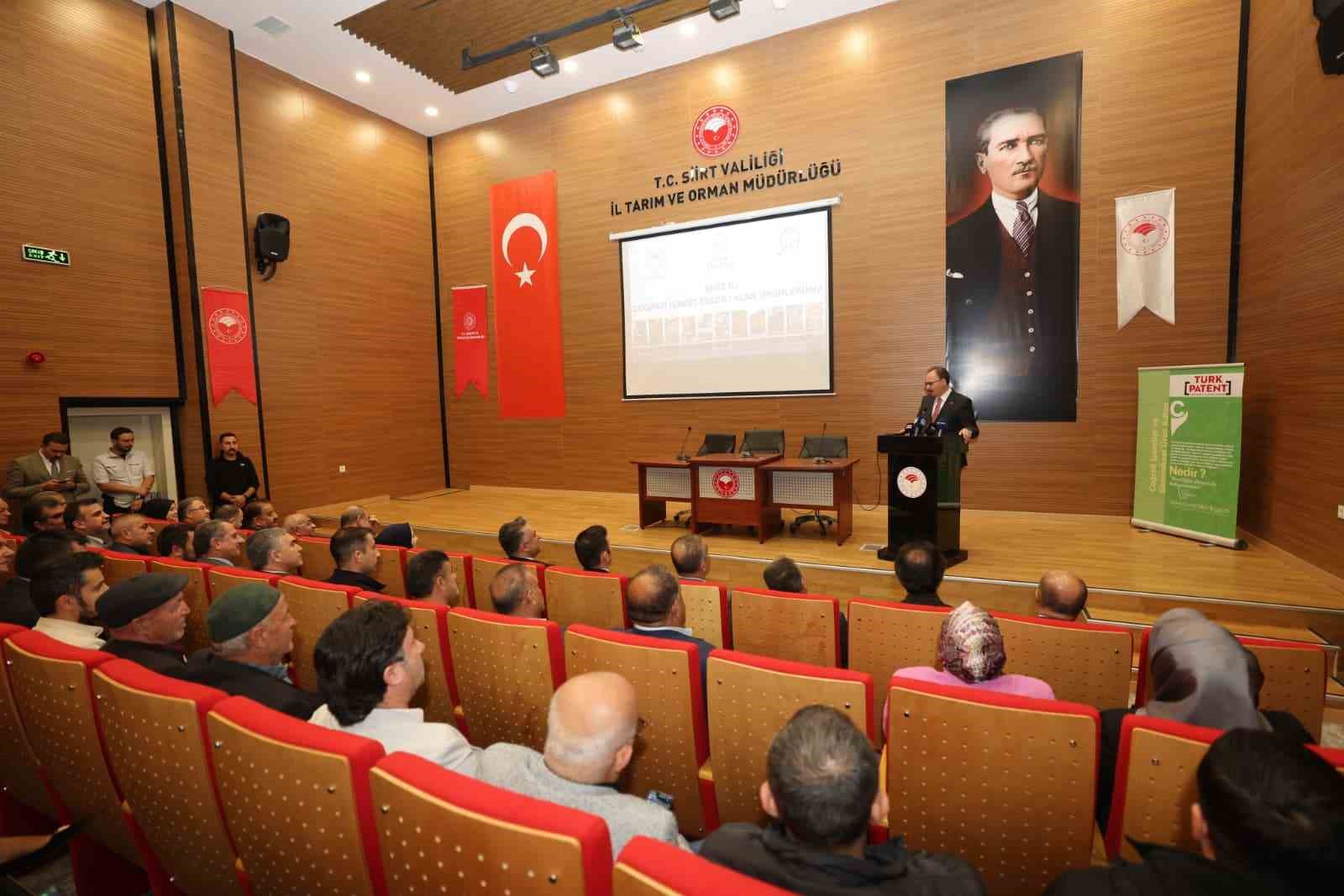 Siirt’te coğrafi işaretler farkındalık konferansı düzenlendi