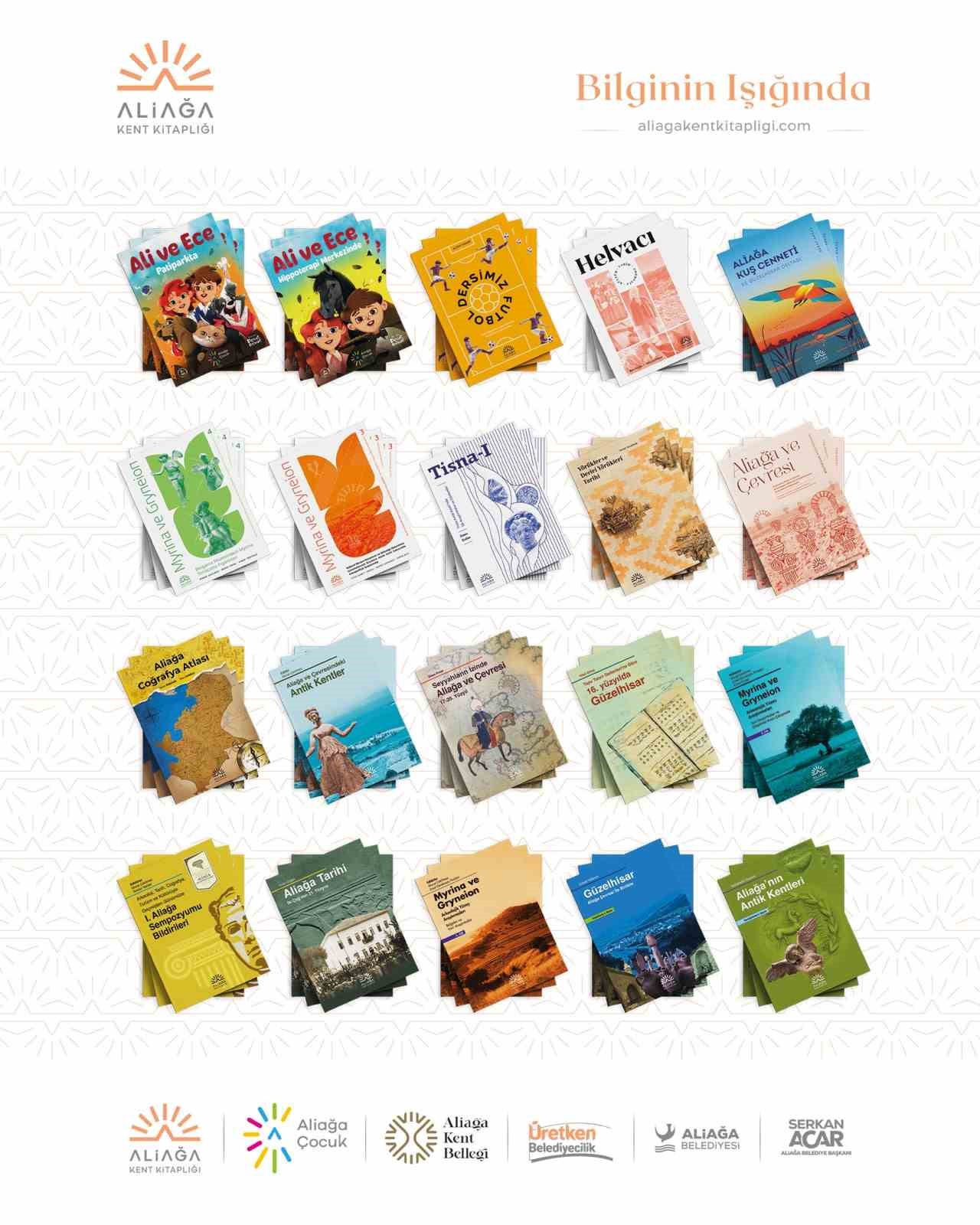 Aliağa Kent Kitaplığı yeni eserlerle b&uuml;y&uuml;meye devam ediyor
