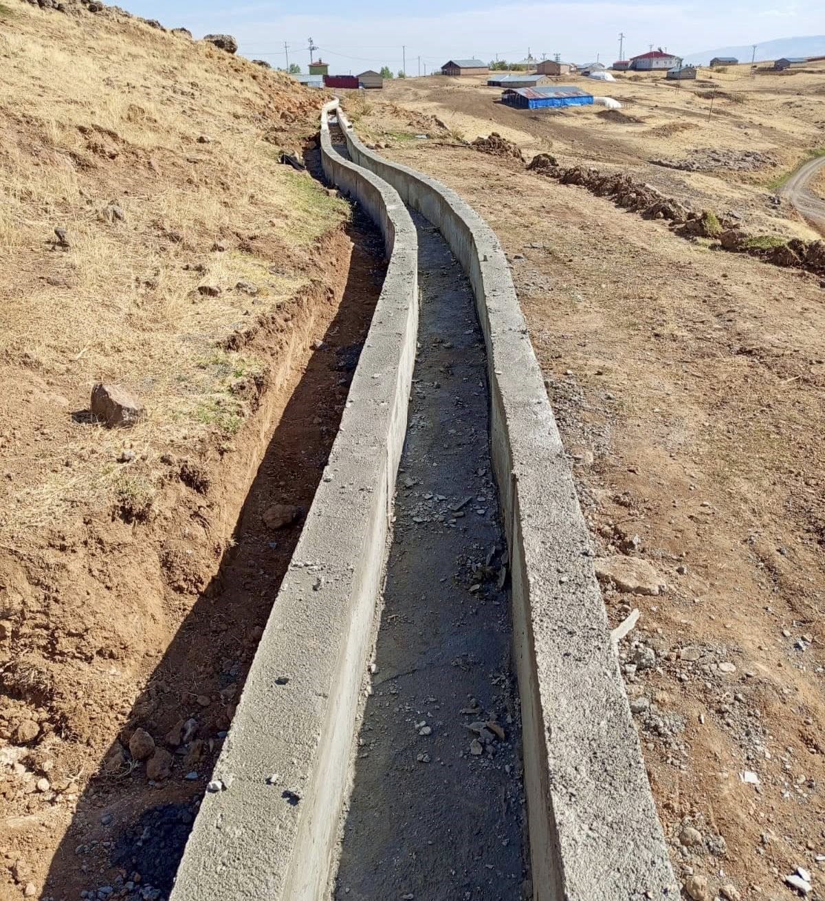 Kepenek köyü sulama tesisi tamamlandı