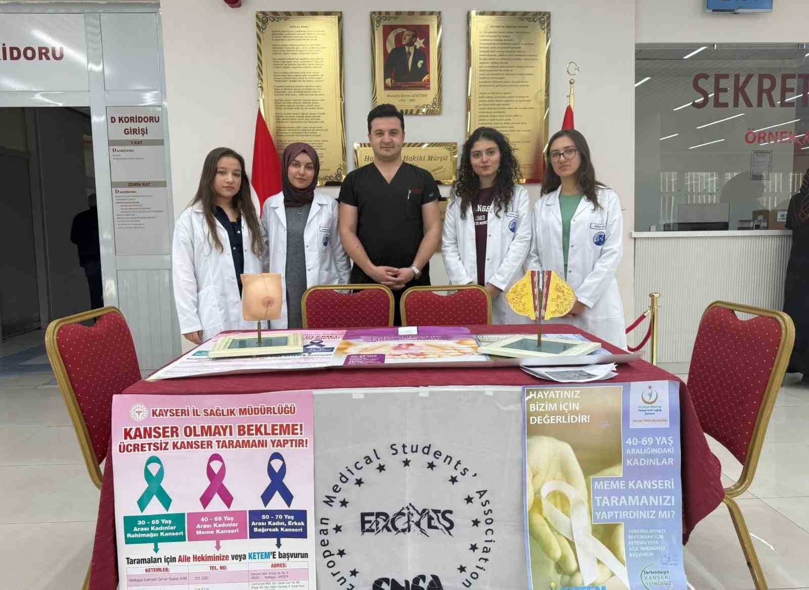 ERÜ Hastaneleri’nde meme kanserinde erken teşhisin önemi anlatıldı